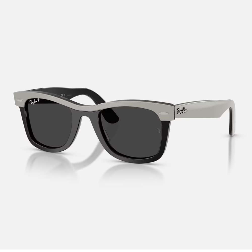 Ray-Ban Wayfarer Street Neat Grey on Black