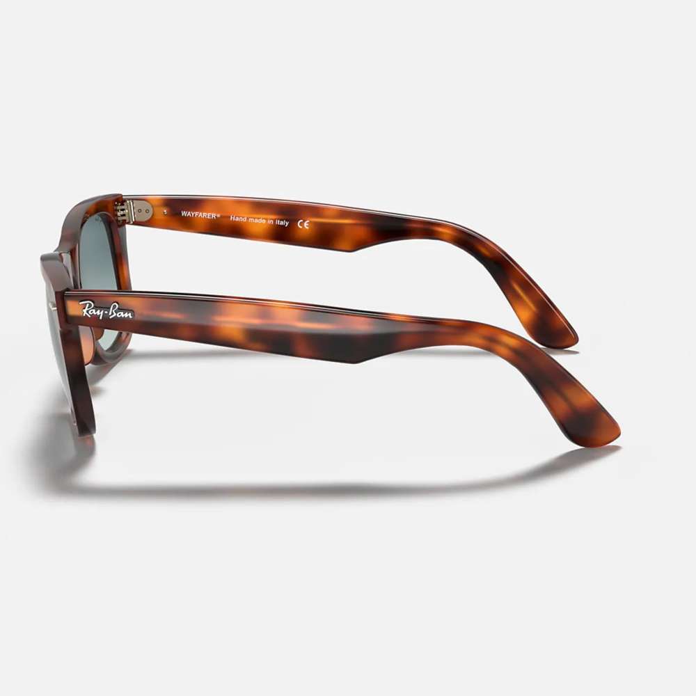 Ray Ban Wayfarer Ease Red Havana - Blue Gradient Grey