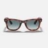 Ray Ban Wayfarer Ease Red Havana - Blue Gradient Grey