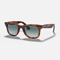 Ray Ban Wayfarer Ease Red Havana - Blue Gradient Grey