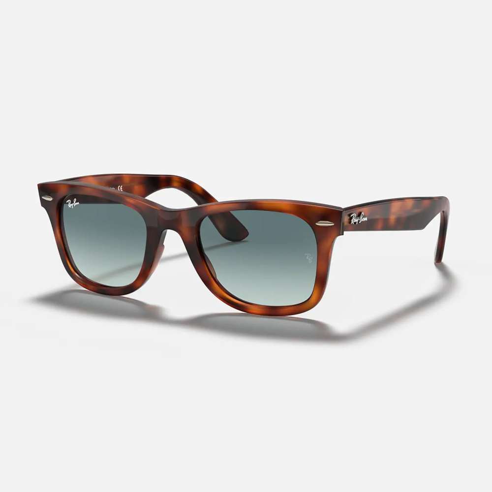 Ray Ban Wayfarer Ease Red Havana - Blue Gradient Grey