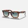 Ray Ban Wayfarer Ease Red Havana - Blue Gradient Grey
