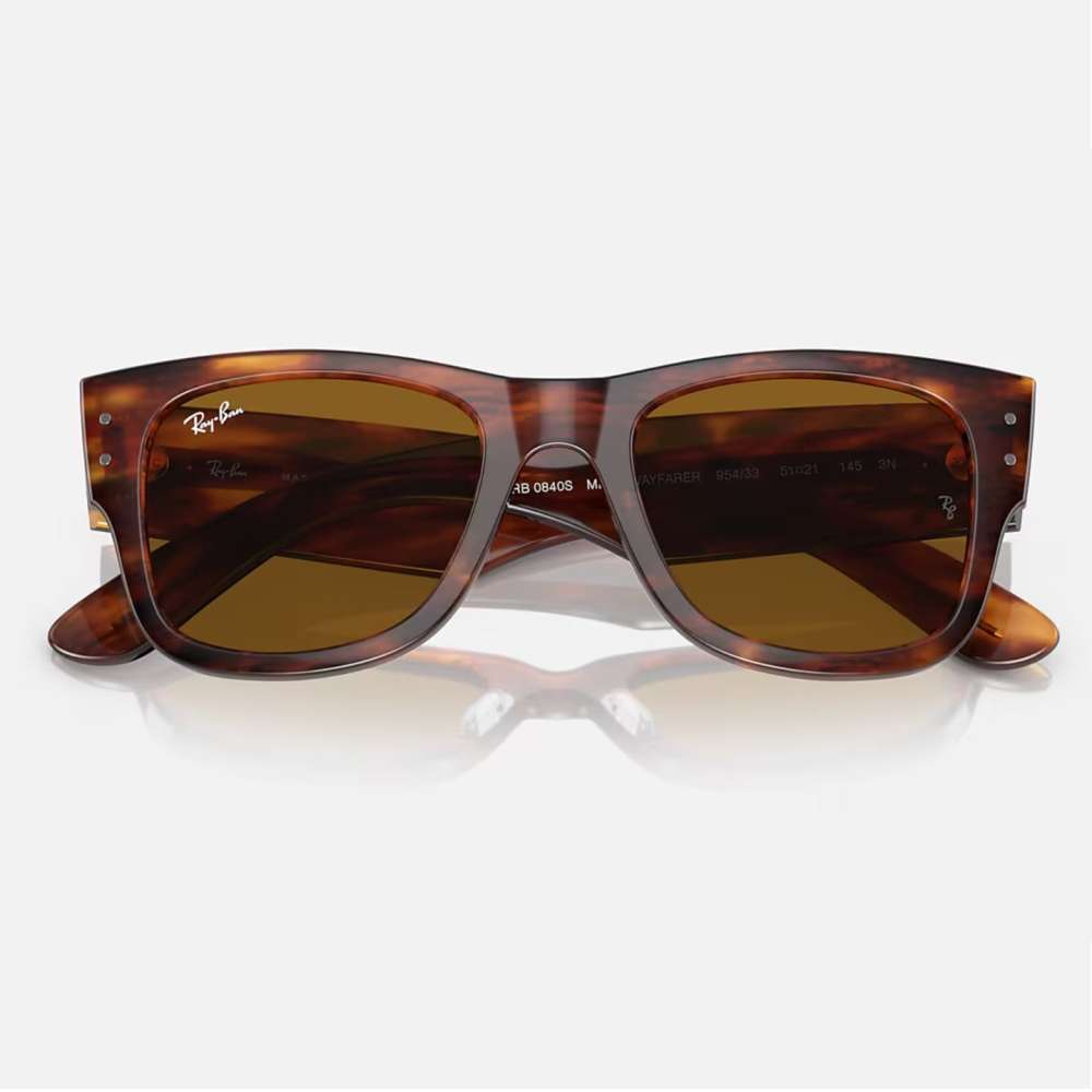 Ray Ban Mega Wayfarer Stripped Havana