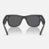 Ray Ban Mega Wayfarer Transparent Black