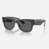 Ray Ban Mega Wayfarer Transparent Black