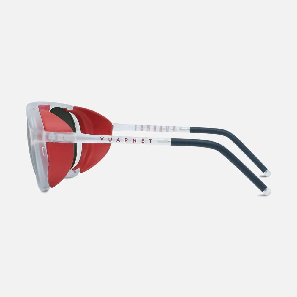 Vuarnet Ice Round Transparent - Rouge / Grey Bluelynx