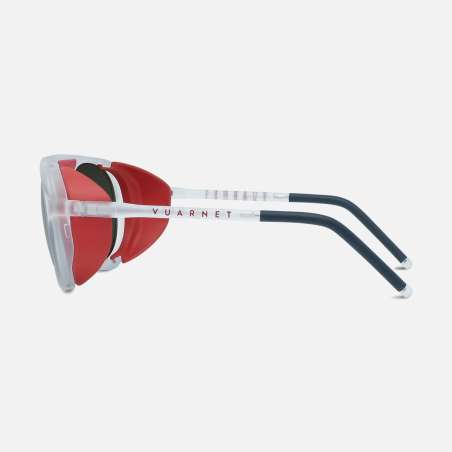 Vuarnet Ice Round Transparent - Rouge / Grey Bluelynx