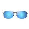 Maui Jim Breakwall Noir Brillant - Blue Hawaï