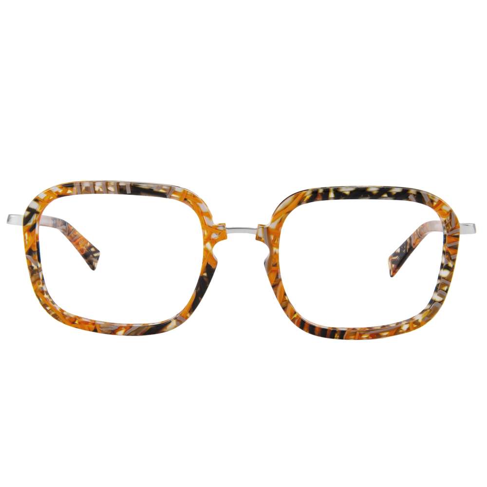 Bruno Chaussignand Midnight Brown Orange Stripes
