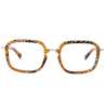 Bruno Chaussignand Midnight Brown Orange Stripes