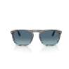Persol 3391 Gris rayé bleu dégradé
