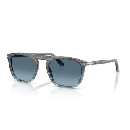 Persol 3391 Gris rayé bleu dégradé