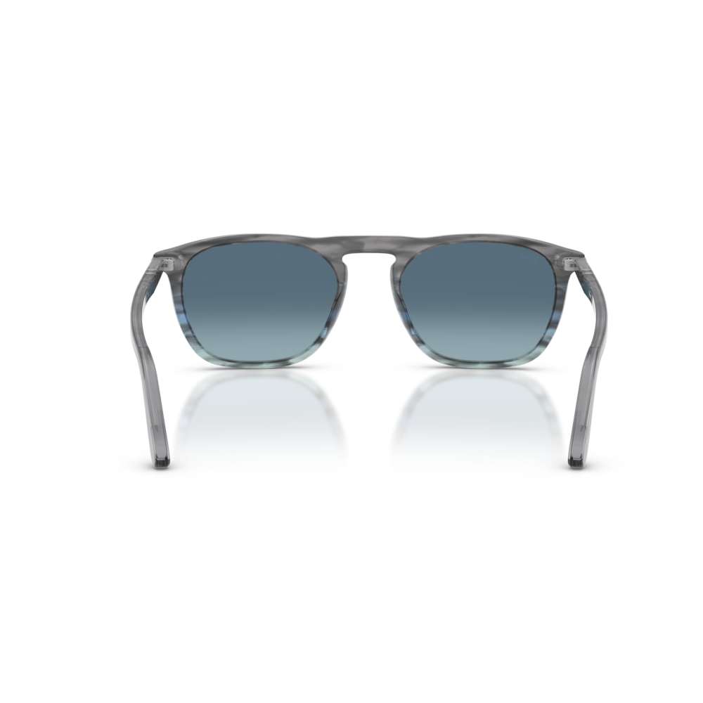 Persol 3391 Gris rayé bleu dégradé