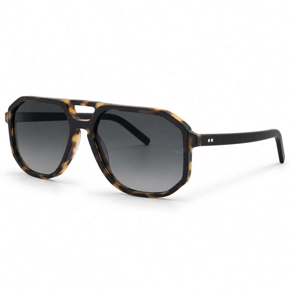 Oliver Goldsmith Spillane Matte Black Leopard