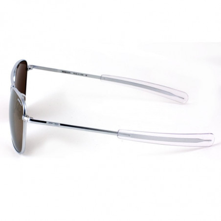 Aviator Matte Chrome / Flash Mirror Bronze