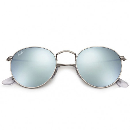 Ray Ban Round Metal Silver