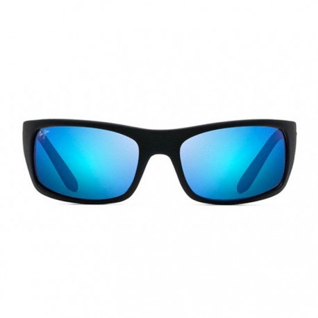 Maui jim Blue Peahi Noir Mat Caoutchouté
