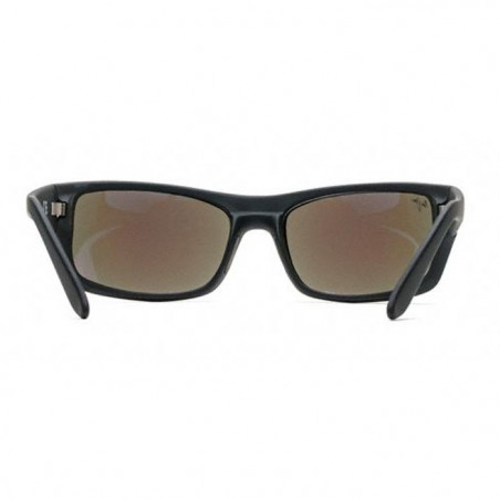 Maui jim Blue Peahi Noir Mat Caoutchouté Maui jim Blue Peahi Noir Mat Caoutchouté