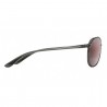 Maui Jim Alelele Bridge Gris Fumé Translucide Maui Jim Alelele Bridge Gris Fumé Translucide