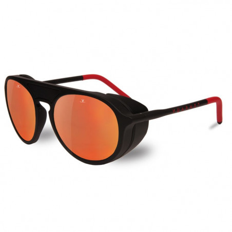 Vuarnet Ice Noir - Pure Grey Red Flash Vuarnet Ice Noir - Pure Grey Red Flash