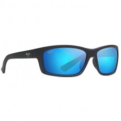 Maui Jim Kanaio Coast Bleu noir mat translucide avec strie