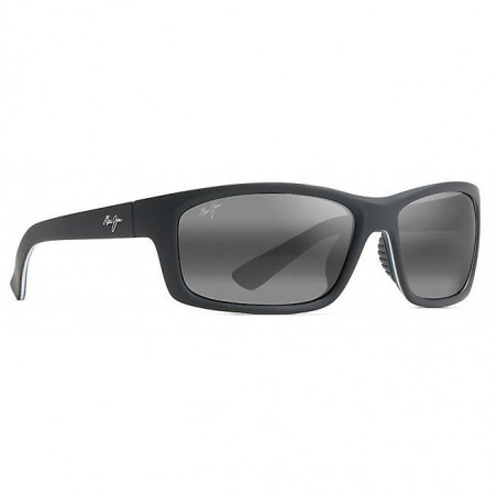 Maui Jim Kanaio Coast Noir mat doux avec blanc et bleu