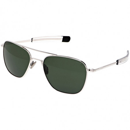 Aviator White Gold Bayonet Gray Polarisé Aviator White Gold Bayonet Gray Polarisé