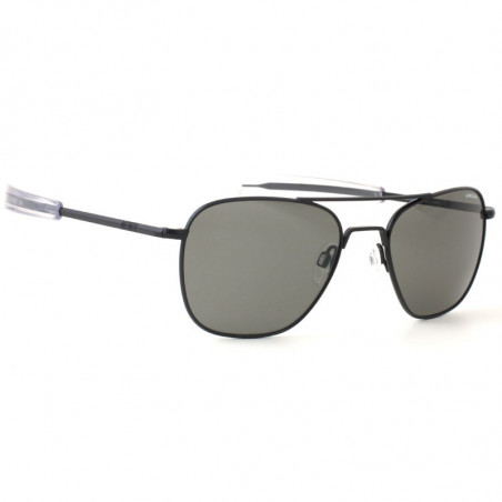 Aviator Matte Black Bayonet Grey Polarisé