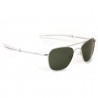 Aviator Matte Chrome Bayonet Agx Polarisé Aviator Matte Chrome Bayonet Agx Polarisé