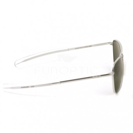 Aviator Matte Chrome Bayonet Agx Polarisé