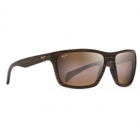 Maui Jim Makoa Matte Brown Wood Grain