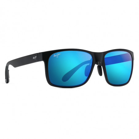 Maui Jim Red Sands Matte Black with Blue Hawaï