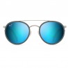 Maui Jim Even Keel Brushed Silver With Powder Blue Maui Jim Even Keel Brushed Silver With Powder Blue