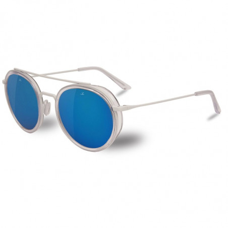 Vuarnet Edge Ronde Cristal - Grey Polar Blue Flash Vuarnet Edge Ronde Cristal - Grey Polar Blue Flash