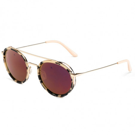 Vuarnet Edge Ronde Ecaille Rose - Pure Brown Purple Flashed Vuarnet Edge Ronde Ecaille Rose - Pure Brown Purple Flashed
