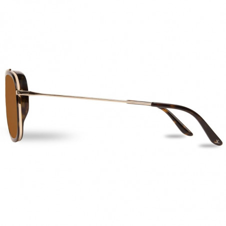 Vuarnet Edge Rectangle Ecaille - Brown Polar Vuarnet Edge Rectangle Ecaille - Brown Polar